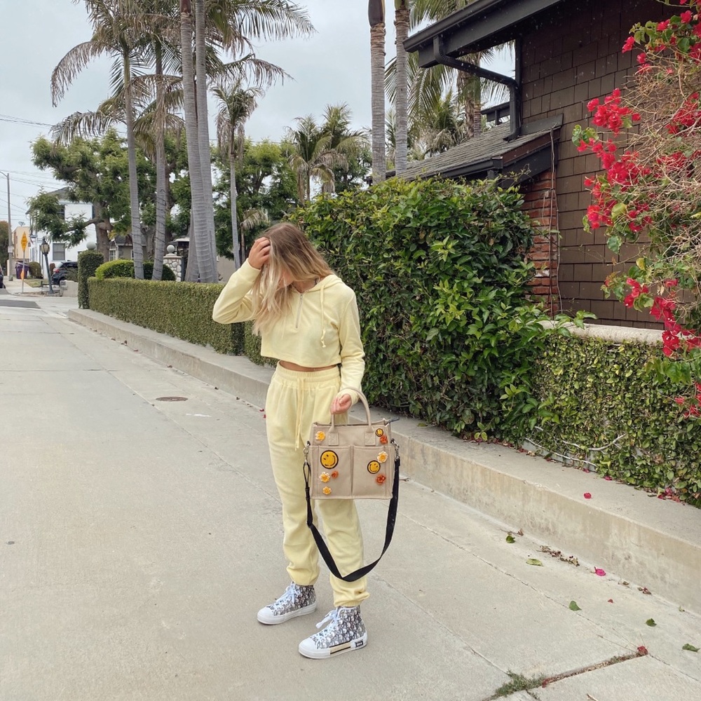Yellow sweatpants!